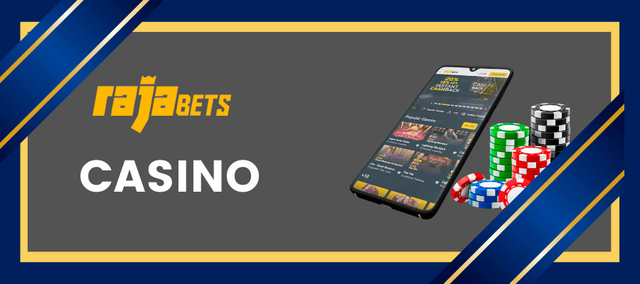 Casino in Rajabets mobile app