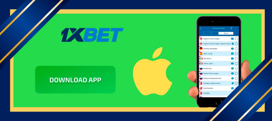 Dowland 1xbet app for ios