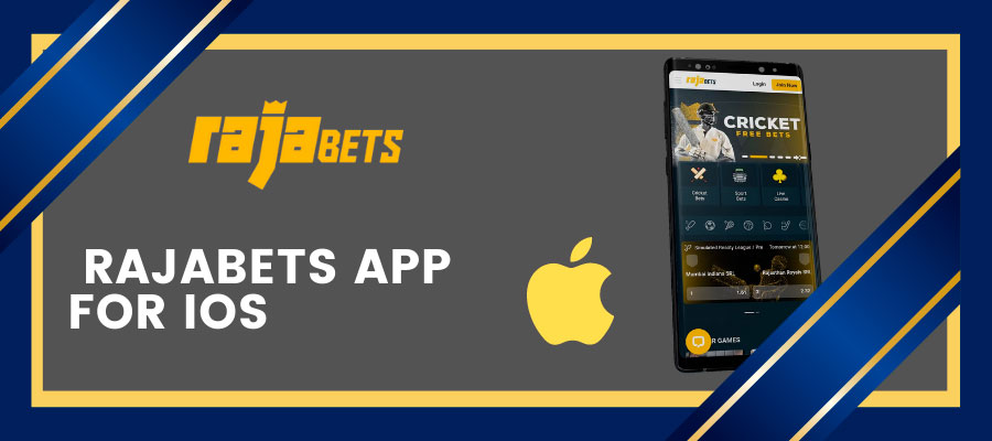 Rajabets app for iOS
